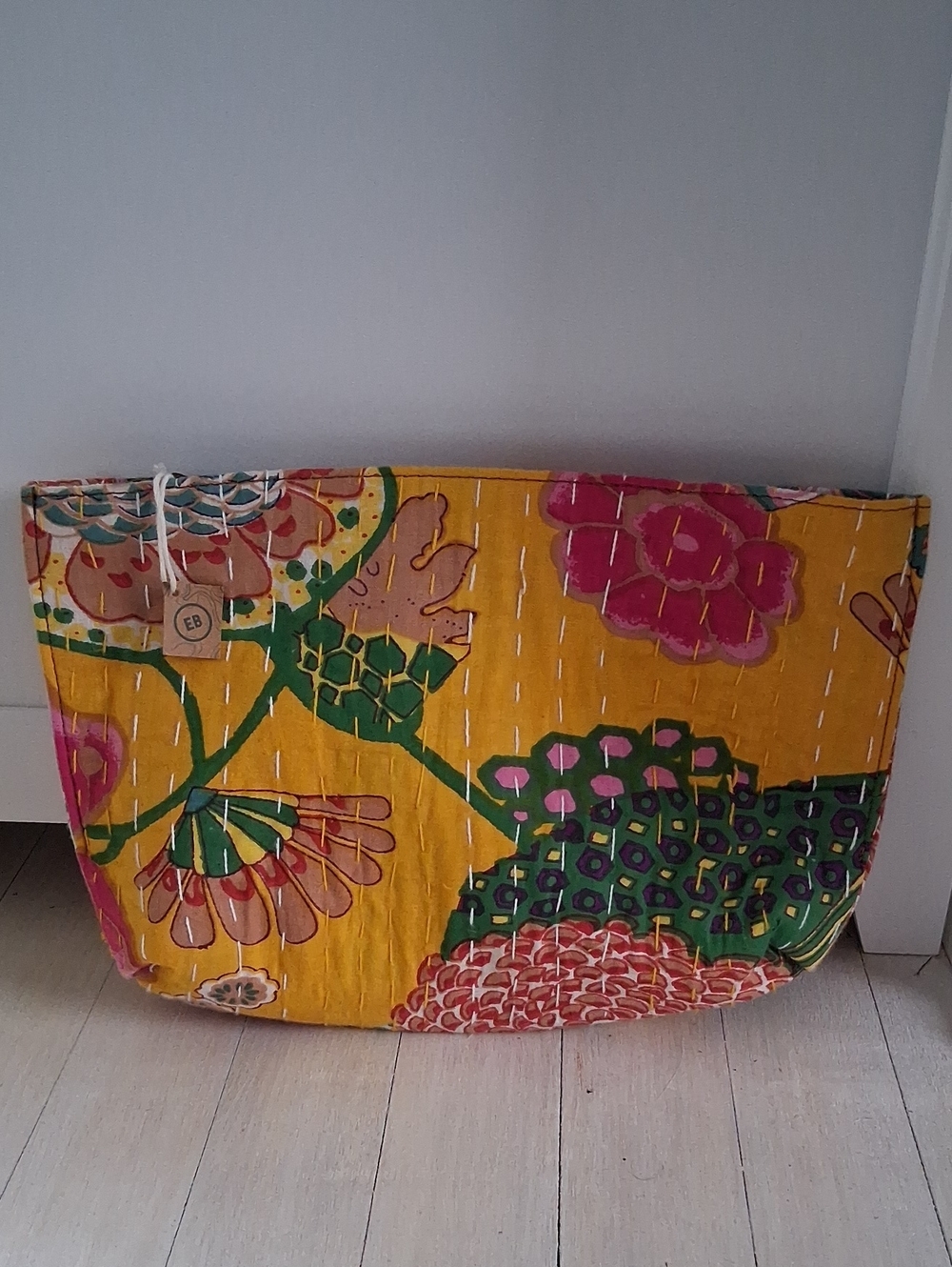 Earthbound Trading Co Quilted Cosmetic Bag